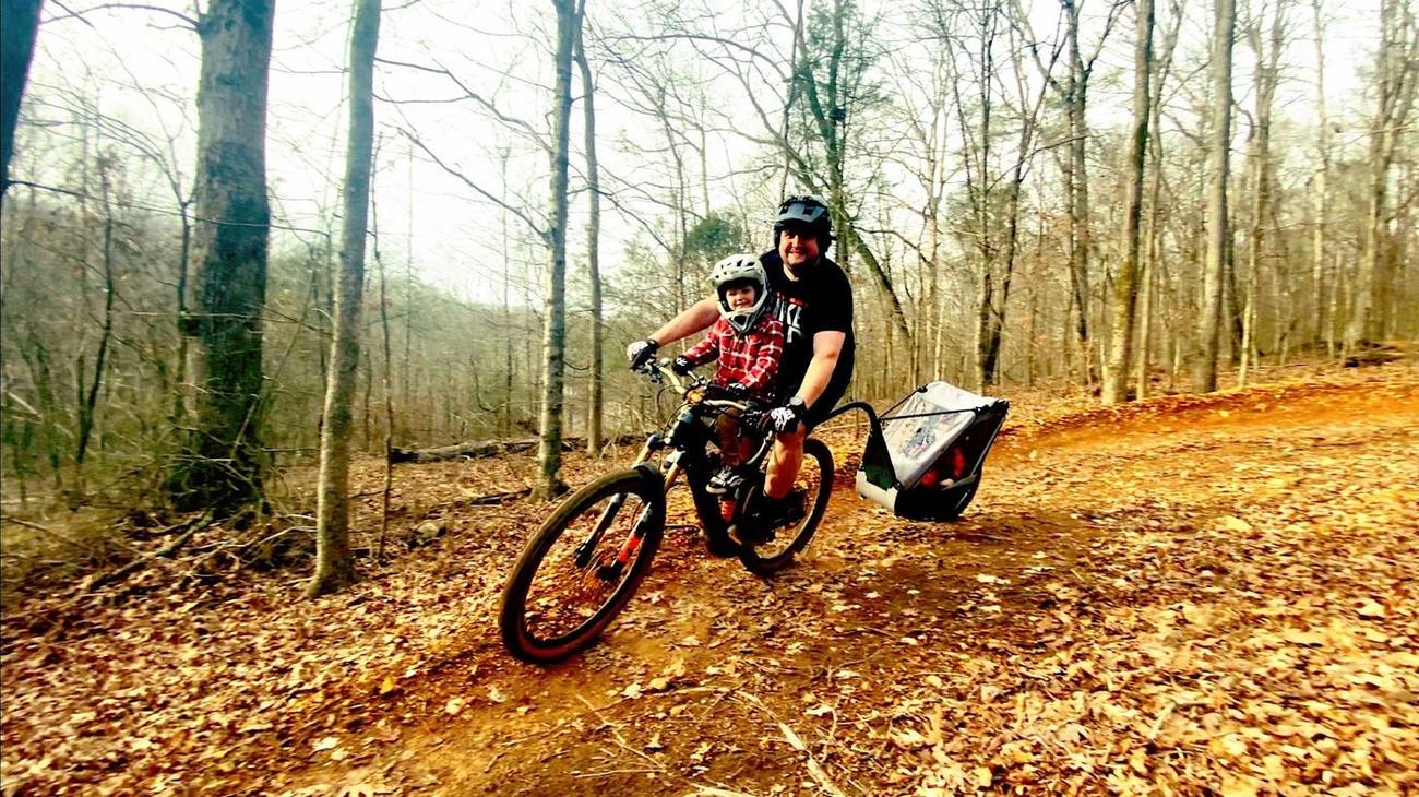 Shoals MTB rider on the trail